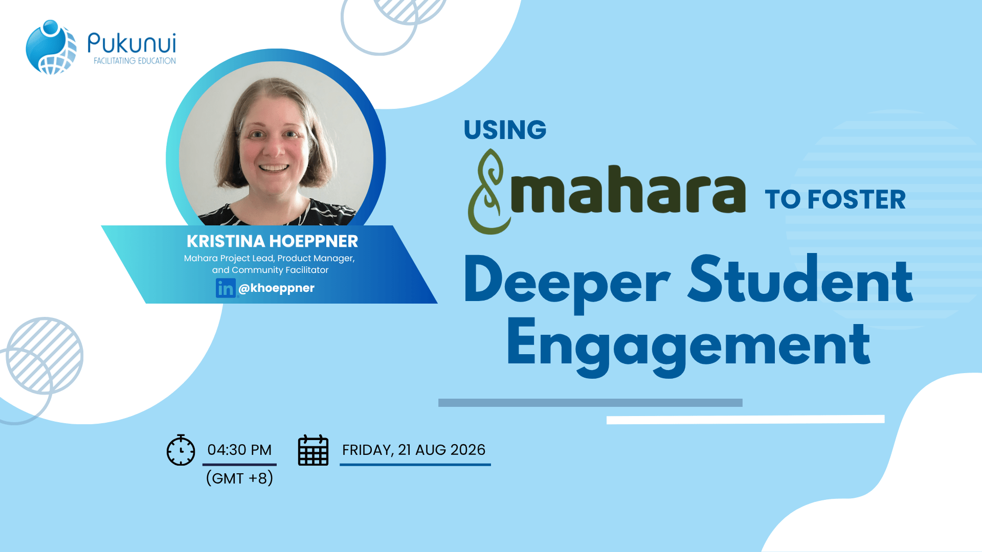 Using Mahara to Foster Deeper Student Engagement