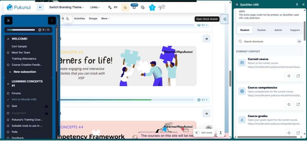 Navigate Your LMS Faster with QuickNav LMS by Pukunui 2 Navigate Your LMS Faster with QuickNav LMS by Pukunui